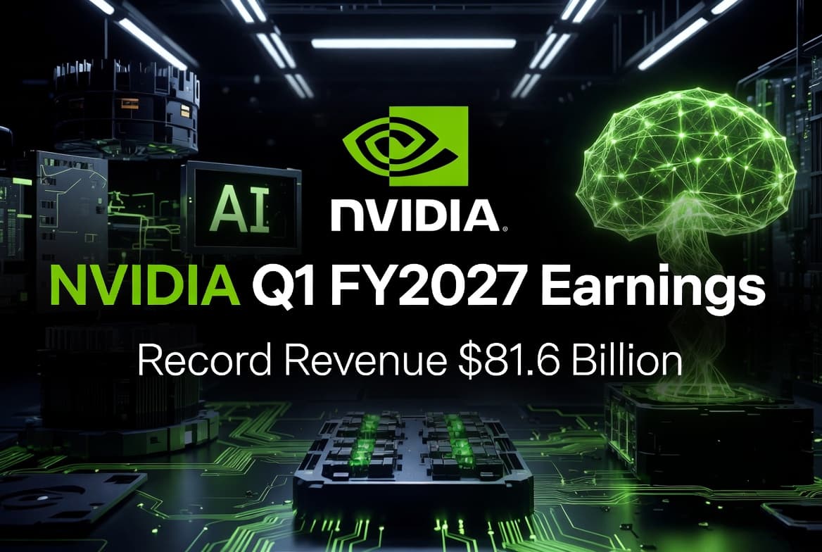 NVIDIA Q1 Revenue Hits $81.6B, Dividend Raised 25x to $0.25